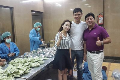 Buyer visit keo natural hair colors manufacturing unit