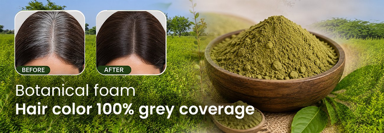 Botanical Foam Hair Color: 100% Grey Coverage the Natural Way