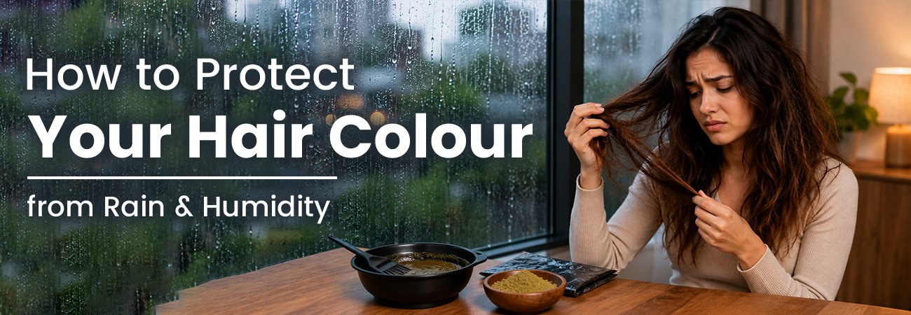 How to Protect Your Hair Colour from Rain & Humidity
