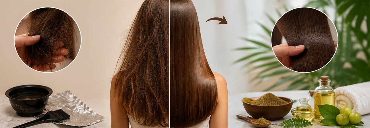 Dry & Damaged Hair After Coloring? How to Repair and Prevent It