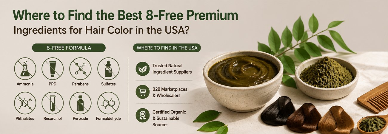 Where to Find the Best 8-Free Premium Ingredients for Hair Color Product Lines in the US